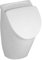 Villeroy & Boch Urinal Omnia compact Zulauf verdeckt ohne Deckel 29x25cmx49cm weiß alpIn mit Ceramik, 755701R1