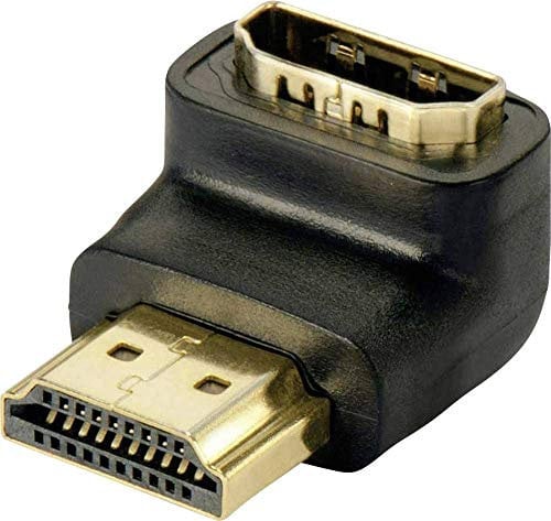 LINDY Adattatore HDMI M/F a 90 Gradi Giù
