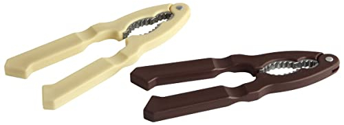 FACKELMANN braun/Creme Nussknacker 18cm, Aluminium, ca