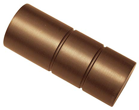 Gardinia Endknopf, Aluminum, Bronze, Windsor Zylinder, 2 30511