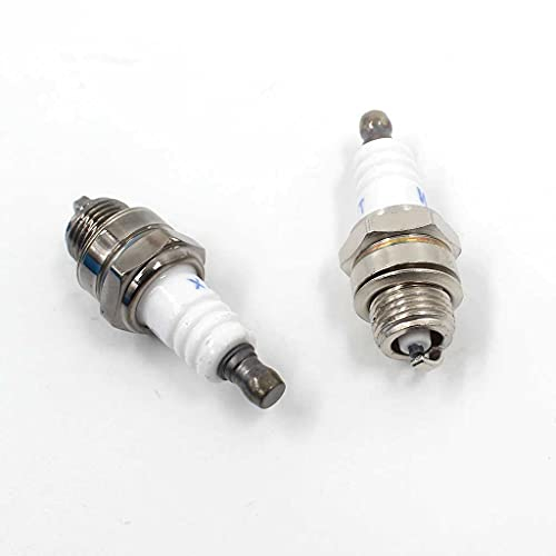 HURI 2x Zündkerze passend für Motorsägen & Freischneider Dolmar Husqvarna Ersetzt NGK BPMR7A Dolmar 965603021 Bosch WSR6F