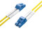 H!Fiber.com OS2 LC auf LC Duplex Glasfaser Patchkabel, LWL, Singlemode Jumper, 2-meter(6.6ft)