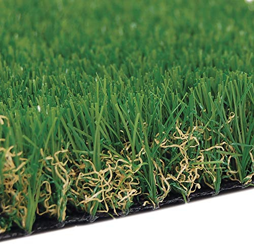 TENAX Scottish 2x5 m Vert, Gazon Synthétique 32 mm pour Jardins, Terrasses, Balcons, Gazon Artificiel pour Extérieurs et Intérieurs