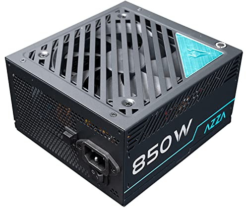 Azza 850W PC-Netzteil, 80+ Gold, schwarz, 4X PCIe, Kabel-Management, PSAZ-850G