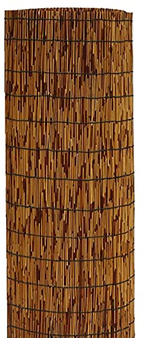 MIED Dichtzaun,Balkon-Schilf-Zaun, Patio-Sichtschutz, Sonnenschutz, FüR Den AußEnbereich, Garten, Hof, Teestube, Hotel, Balkon / 1.5x10m