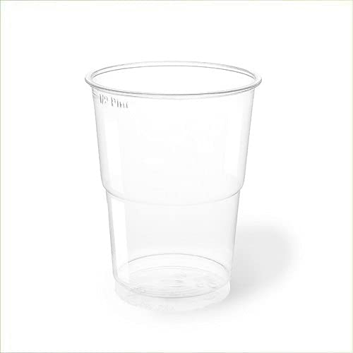 VIRSUS 1000 Bicchieri Kristal 300 ml Biodegradabile 20 CF x 50pz per Birra Cocktail Bar Compostabili rispetta l'ambiente NaturaBio
