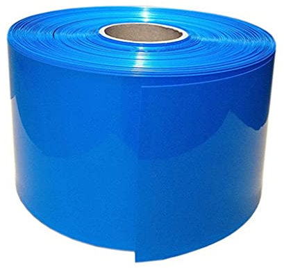 MYCZLQL 1M 18650 Lithium Battery Heat Shrinkable Sleeve, Battery Cover Skin PVC Heat Shrinkable Film Shrink Skin Various Specifications (Size : 125MM width)