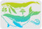 FINGERINSPIRE Wal-Schablone 29,7 x 21 cm Blauwal-Wandschablonen zum Malen Wiederverwendbare Killerwal-Malschablone Sea Ocean Creatures Schablonen für Heimdekoration