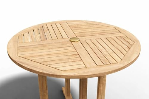 ambiente-lebensart.de Abdeckkappe Ersatzkappe Sonnenschirm-Bohrung Loch Gartentisch Messing Blindstopfen