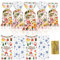 100 Stück Tüten Weihnachten, Plätzchentüten Weihnachten Klein, Bodenbeutel Weihnachten, Kekstüten Cellophantüten Geschenkverpackung Weihnachten Nikolaus Schneeflocke Pralinen Zellophan Tasche Befüllen
