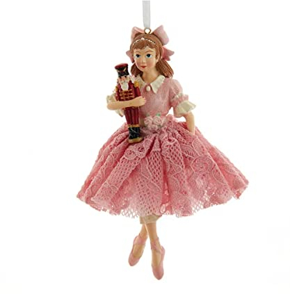 The Bridge Collection Ballerina Clara Ornament – 12,7 cm Nussknacker Ballett Weihnachten Ornament – Geschenk für Tänzer
