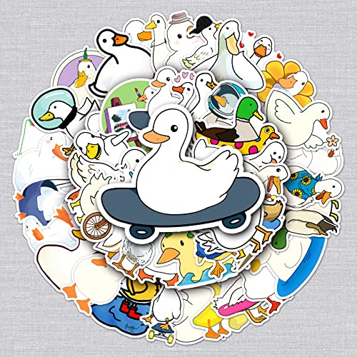 LYunMu Ente Aufkleber Duck Sticker Set 50 Stücke Niedlich Deko für Auto Laptop Skateboard Fahrrad Moped Motorrad Fahrrad Computer,Geeignet für Erwachsene Kinder