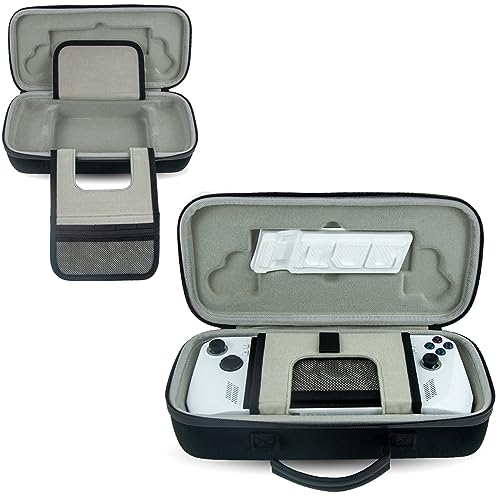 BeisDirect Custodia da trasporto compatibile con ROG ALLY, custodia protettiva a guscio rigido con caricabatterie incorporato, custodia portatile da viaggio per ROG Ally console e Accessori
