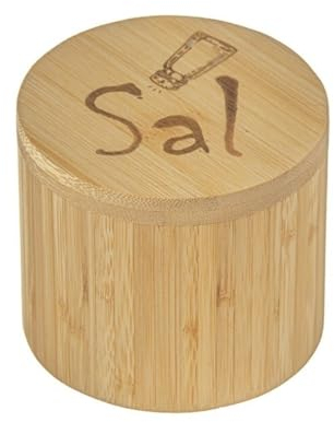 Salero oriental bambú Sal con apertura lateral cierre iman (Sal)