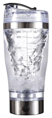 Tasse de mélange électrique rechargeable par USB de 450 ml/600 ml - Bouteille shaker automatique - Anti-fuite - Pour milkshakes, sucre, café, shaker - Shaker électrique - Shaker de protéines
