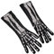 Mabta Halloween Skelett Knochen Lange Handschuhe für Erwachsene Frauen Gruselkostüm Mesh Ellenbogen Handschuhe Cosplay Party Requisiten Gothic Handschuhe