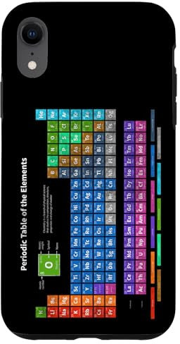 iPhone XR Chemical Periodic Table of Elements Novelty Graphic Designs Case