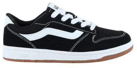 Vans Femme Ryland Ls Basket, SUEDE/CANVAS Black/White, 38.5 EU