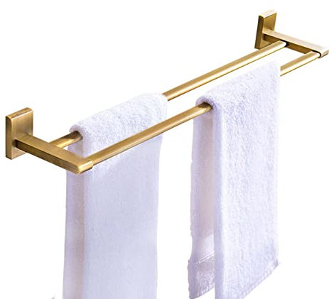 QUEAWOQ Handtuchhalter zur Wandmontage, Badezimmer, selbstklebend, ohne Bohren, Handtuchhalter aus rostfreiem Messing, für Küchen-WC, B40 cm (B60 cm) Octopus feet