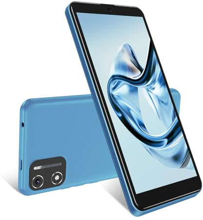Xgody Mobile Phone, Android 14 SIM Free Unlocked Smartphone with 5.5'' Display, 2850mAh battery, 4G Dual SIM, 2GB+16GB, 8MP+5MP (Blue)