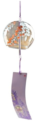 Japanische Windspiel, Windglocke Hängendes Ornament, Garten Windspiel Aus Glas Für Garten Balkon Terrasse Hinterhof Home Decor (B)