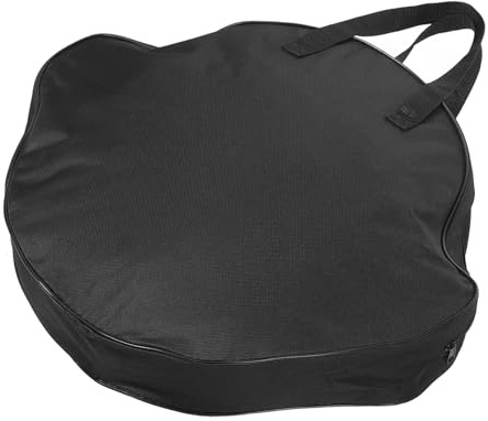 Camping Aufbewahrungstasche aus Oxford Stoff mit Griffen und Taschen | Schwarz, für Backformen und Grills, Große Kapazität, Leicht zu Öffnen und Schließen