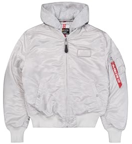 ALPHA INDUSTRIES Herren Ma-1 Zip Hood Back Print Bomberjacke (1er Pack)