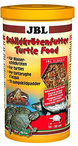 JBL Turtle Food 7036400 Naturfutter für Wasser- und Sumpfschildkröten, 1er Pack (1 x 1 l)