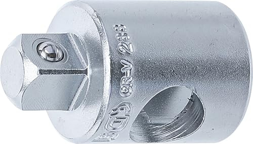 BGS 288 | Gleitgriff-Adapter für Verlängerungen | Abtrieb Außenvierkant 10 mm (3/8) | Chrom-Vanadium-Stahl | Verchromt, matt