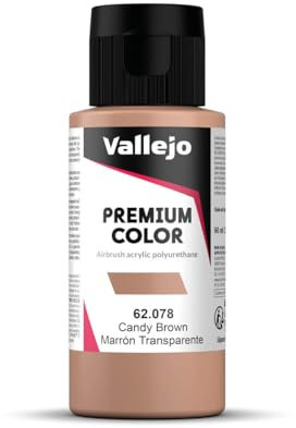 Pintura Vallejo Premium Color 60 ml, color Candy Brown