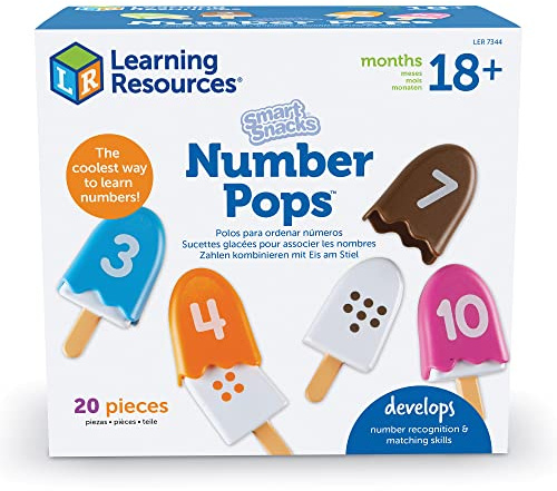 Learning Resources Smart Snacks Number Pops - Sorting Toys, Stacking Montessori, Classroom Must Haves, Math Manipulatives, Matching Games, Fine Motor Preschool, Speech Therapy