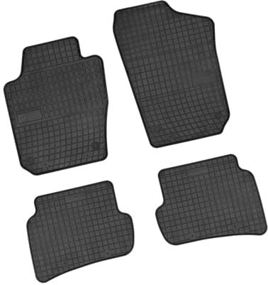 Bär-AfC SE05477 Gummimatten Auto Fußmatten Schwarz, Erhöhter Rand, Set 4-teilig, Passgenau für Seat Ibiza Typ 6J Baujahr ab 2012 (auch Typ 6P ab 2015)