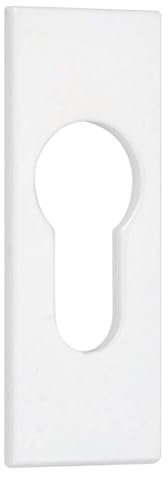 Rosace rectangulaire adhésive blanche - Clé I - Argenta