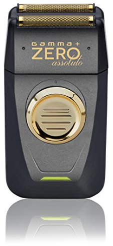 GAMMAPIU’ Rasoio Elettrico Barba Zero Assoluto, Shaver Uomo, Lame in Acciaio Inox, Senza Fili, Rifinitore di Precisione, Ergonomico, Leggero, Lame Ricambio Aggiuntive, Rasatura Omogenee