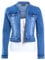 SS7 Damen Jeansjacke mit Reißverschluss