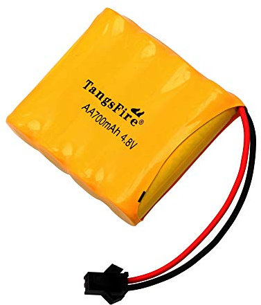Batterie 4,8V 700mAh Batterie AA Pacchi ricaricabili SM 2P Premio véhicule Jouet Rock RC Gara veloce Cingolo per fuoristrada Quatre Roues Voices Course Corso con ricarica USB