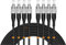 Jeirdus - Cavo ottico a fibra ottica, 250 m, FC a FC da esterno corazzato 4 Core 9/125 SM, cavo patch ottico monomodale FC-FC