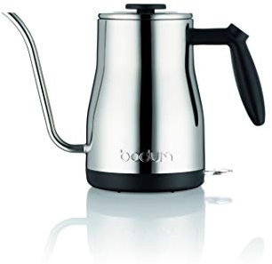 Bodum BISTRO Gooseneck water kettle, 1.0 l, 34 oz, 1200W, 11940-16UK, black