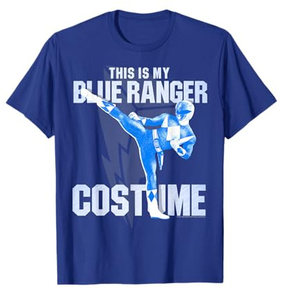 Power Rangers Blue Ranger Halloween Costume T-Shirt