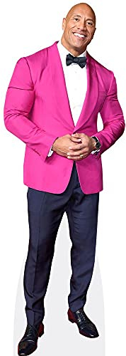 Dwayne 'The Rock' Johnson (Pink Suit) Pappaufsteller mini