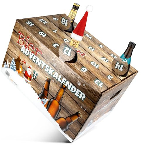Brauerei Zwönitz Bier Adventskalender 2025 - Adventskalender für Erwachsene mit 24 Bieren Sächsischer Privat-Brauereien - Bier Weihnachtskalender 2025