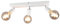 Reality Leuchten Spotbalken Vannes R80183031, Metall Weiß matt, exklusiv 3x E27