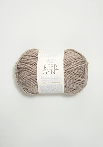 Sandnes Garn 1101 Peer Gynt, Wolle, beige mottled, ca m-50 g, 91 Meter