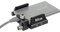 Nitze Universal SSD-Halter für Samsung T5 / T7 / T7 Shield / T9 SSD und SanDisk SSD, T5/T7 SSD-Halterung mit Einer Breite von 45 bis 60 mm, SSD Holder mit USB-C Kabelklemme für Kamera Käfig – N42C