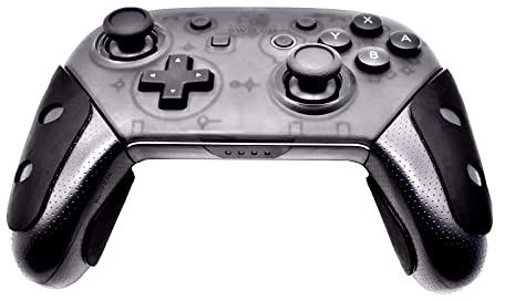 Setex Gecko Grip, Controller-Griff kompatibel für Nintendo Switch Pro Controller Grip, rutschfeste mikrostrukturierte Griffe, (1 Set für Nintendo Switch Pro Controller) 1 mm schwarz, nur Griffe