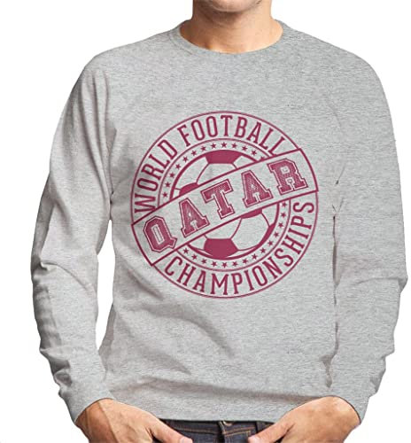 All+Every Qatar World Football Stamp Men's Sweatshirt