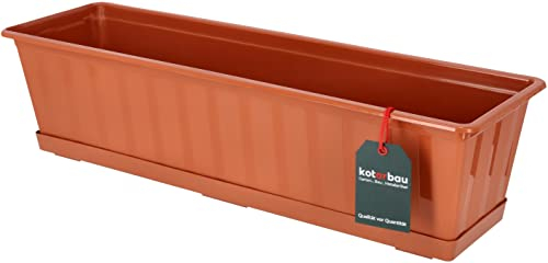 KOTARBAU® Jardinière en Terre Cuite avec Son 60 cm