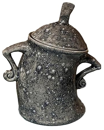 Virtcooy Akimbo Canister - Fun Cute Sassy Jar Desktop Ornaments - Kitchen Storage Canisters for Coffee, Tea, Sugar - Grey