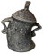 Virtcooy Akimbo Canister - Fun Cute Sassy Jar Desktop Ornaments - Kitchen Storage Canisters for Coffee, Tea, Sugar - Grey