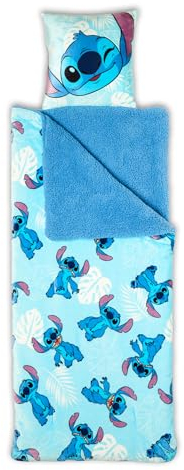 Northwest Unisex-Erwachsene Lilo and Stitch Silk Touch Sherpa Slumber Bag, Klassische Palmen, 27 x 56